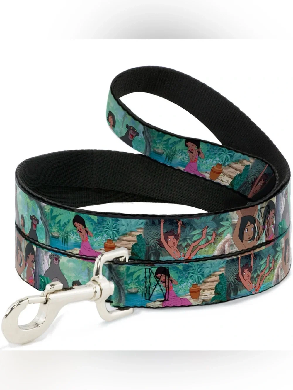 BUCKLE DOWN THE JUNGLE BOOK 4’ DOG LEASH 1/2” WIDE NEW